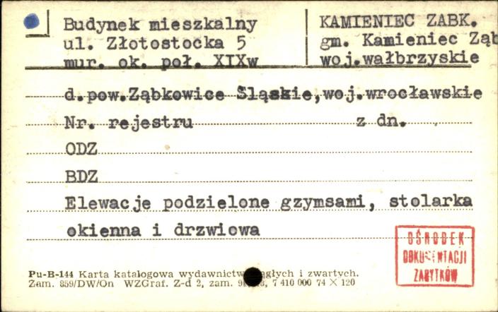 budynek mieszkalny, skan 1