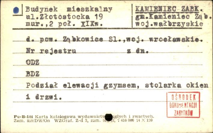 budynek mieszkalny, skan 1