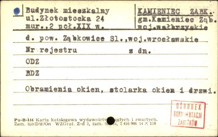 budynek mieszkalny, skan 1