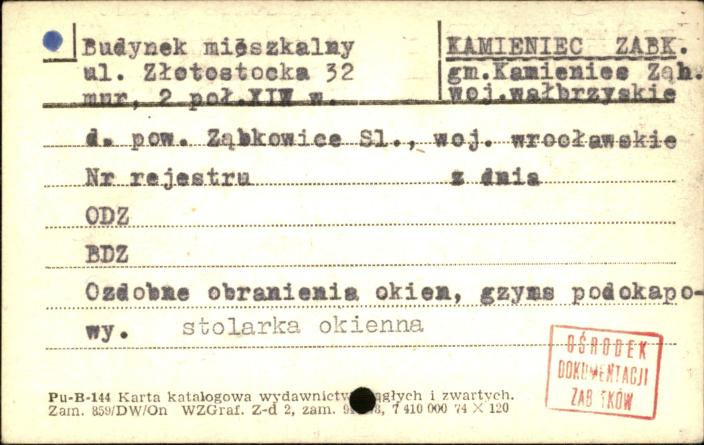 budynek mieszkalny, skan 1
