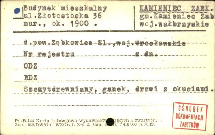 budynek mieszkalny, skan 1