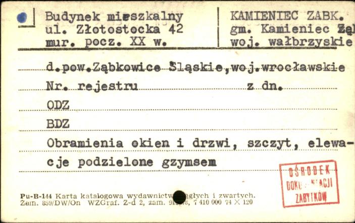 budynek mieszkalny, skan 1