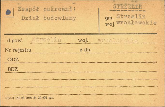 zespół cukrowni - dział budowlany, skan 3