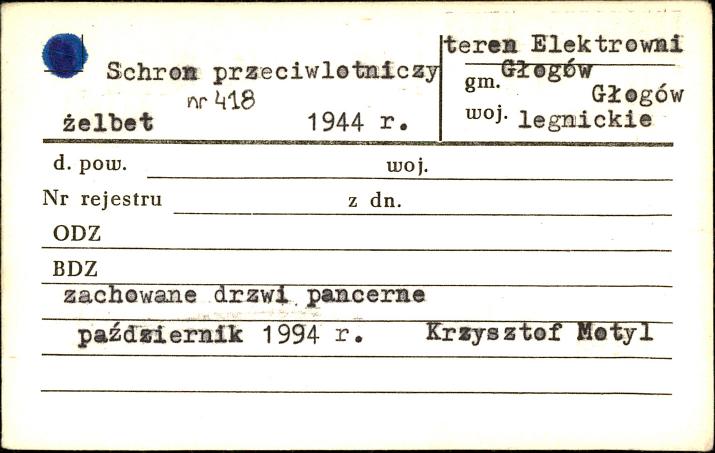 schron przeciwlotniczy nr 418, skan 1