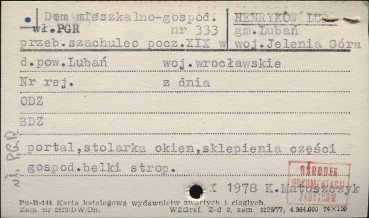 dom mieszkalno-gospodarczy, skan 1