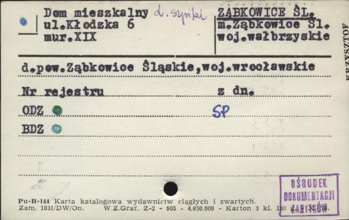 dom mieszkalny, d. szpital, skan 1