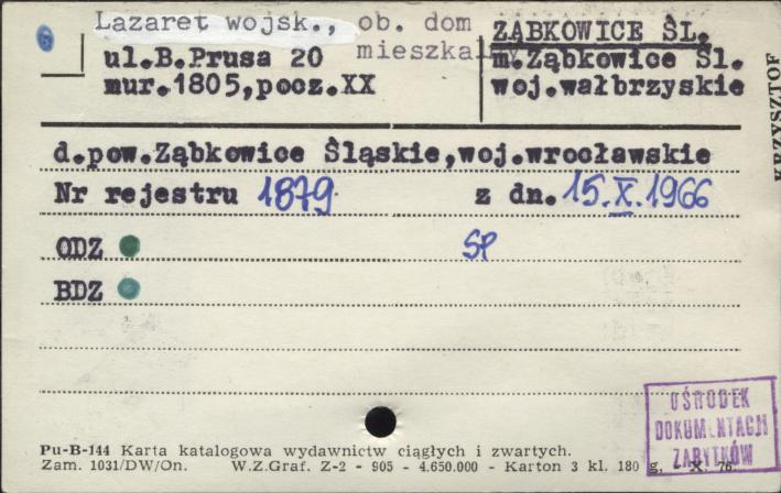 lazaret wojsk., ob. dom mieszkalny, skan 1