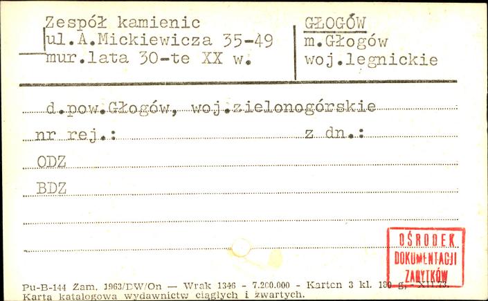 zespół kamienic, skan 1