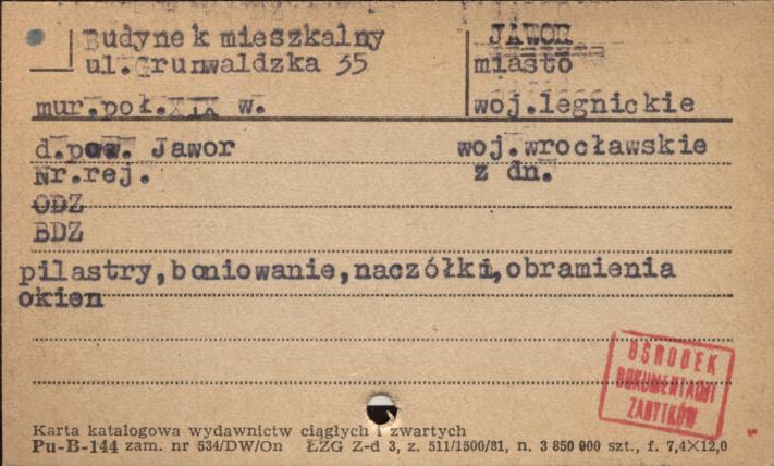 budynek mieszkalny, skan 1
