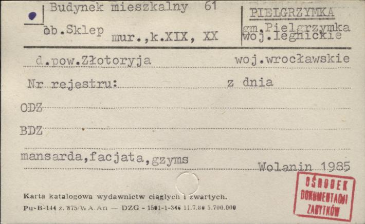 budynek mieszkalny, skan 1
