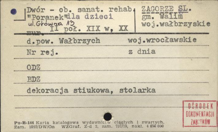 dwór - ob. sanat. rehab. Poranek dla dzieci, skan 1