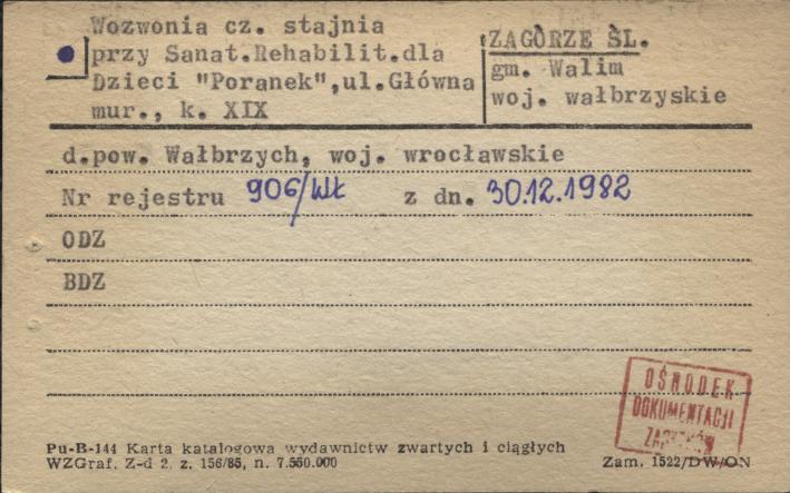 wozownia cz. stajnia przy sanat. rehabilit. dla dzieci Poranek, skan 1