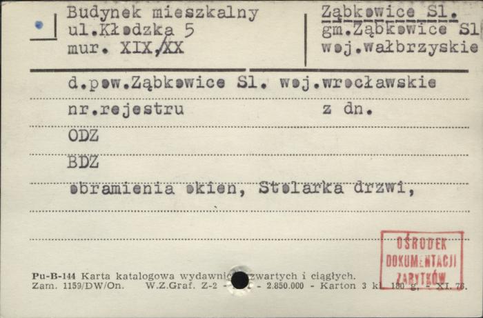 budynek mieszkalny, skan 1