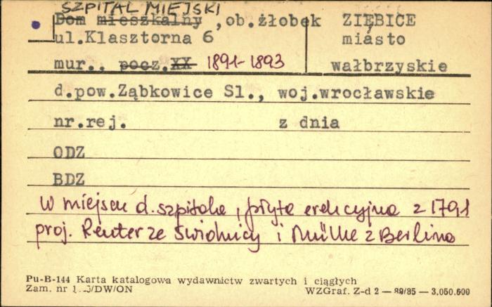 szpital miejski, ob. żłobek, skan 1
