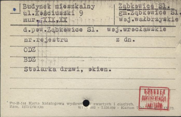 budynek mieszkalny, skan 1