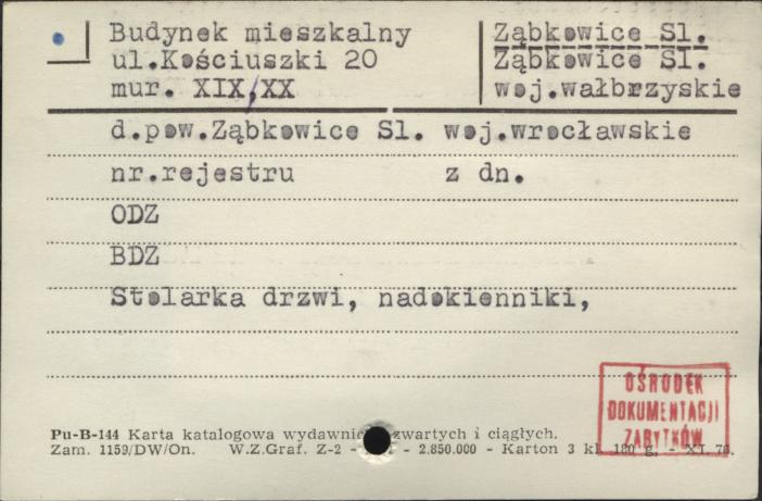 budynek mieszkalny, skan 1