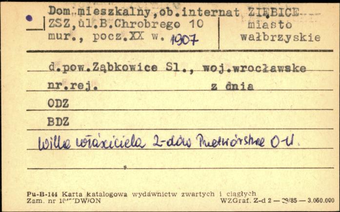 dom mieszkalny, ob. internat, skan 1