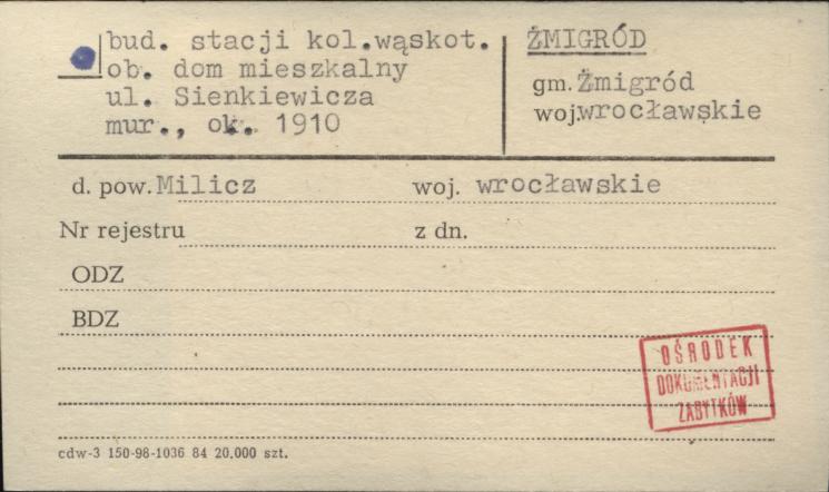 bud. stacji kol. wąskot., ob. dom mieszkalny, skan 1