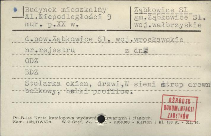 budynek mieszkalny, skan 1