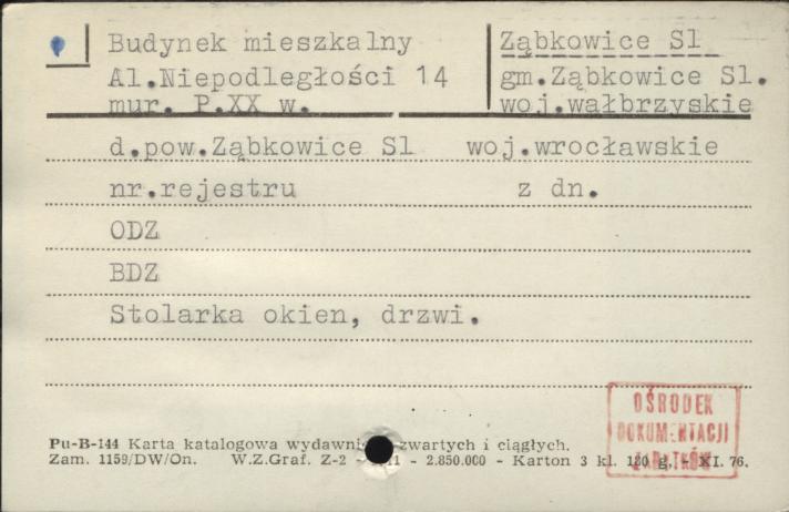 budynek mieszkalny, skan 1