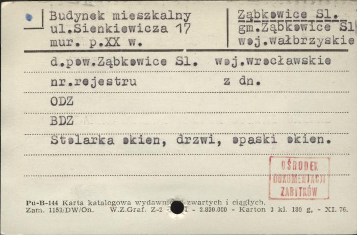 budynek mieszkalny, skan 1