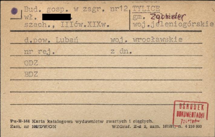 budynek gospodarczy w zagrodzie, skan 1