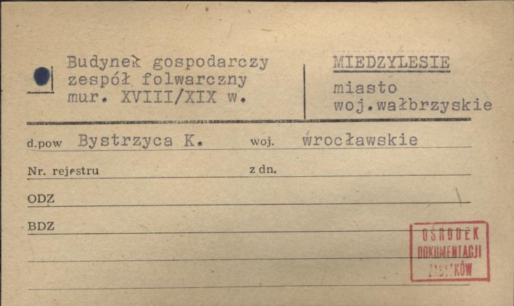 budynek gospodarczy; zespół folwarczny, skan 1