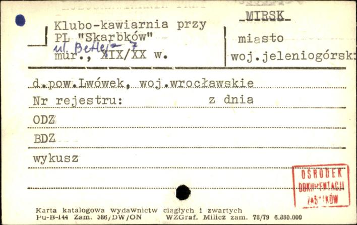 klubo-kawiarnia przy pl skarbków, skan 1