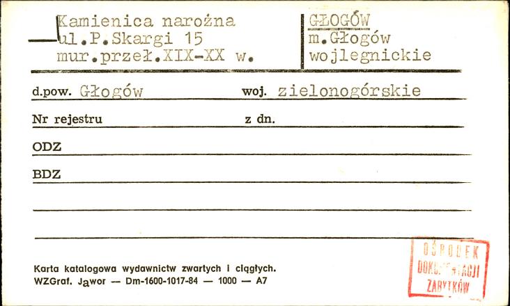 kamienica narożna, skan 1