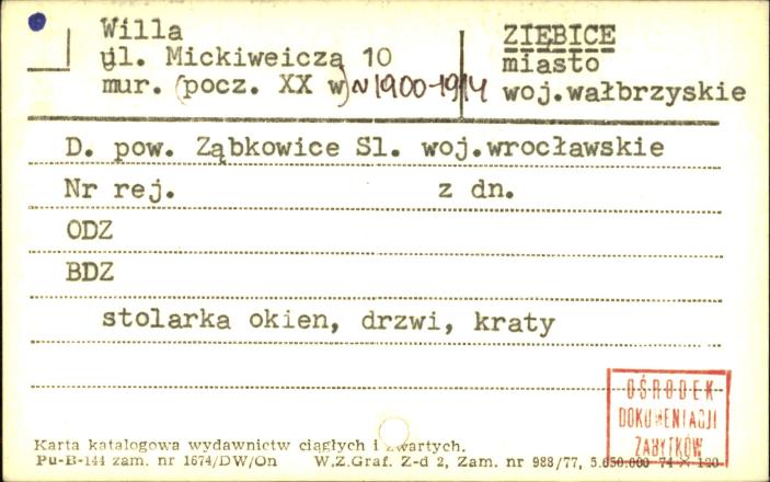willa, skan 1