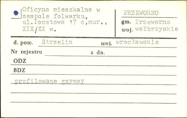 oficyna mieszkalna w zespole folwarku, skan 1