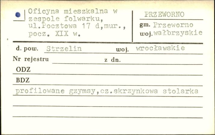 oficyna mieszkalna w zespole folwarku, skan 1