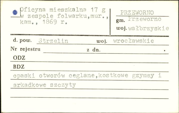 oficyna mieszkalna w zespole folwarku, skan 1