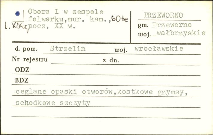 obora I w zespole folwarku, skan 1