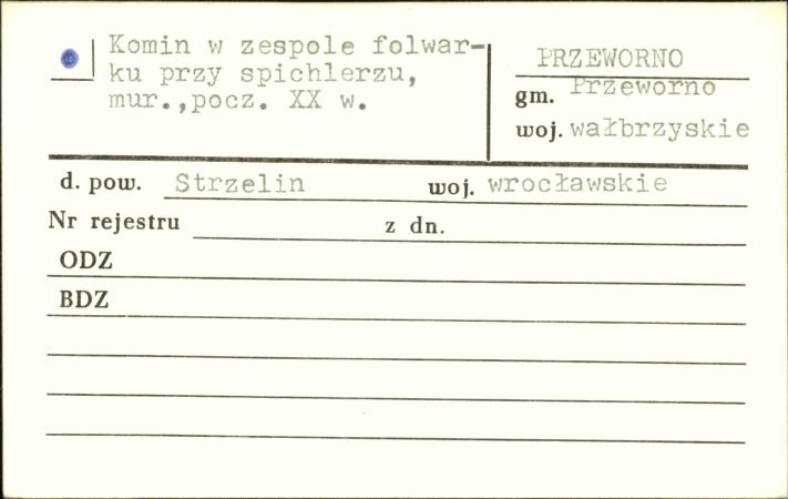 komin w zespole folwarku przy spichlerzu, skan 1