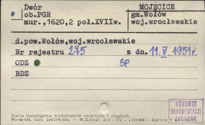 dwór, ob. PGR, skan 1