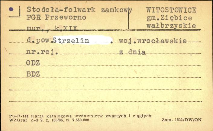 stodoła - folwark zamkowy, skan 1