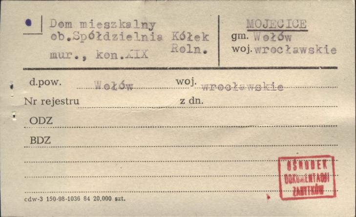 dom mieszkalny, ob. Spółdzielnia Kółek Roln., skan 1
