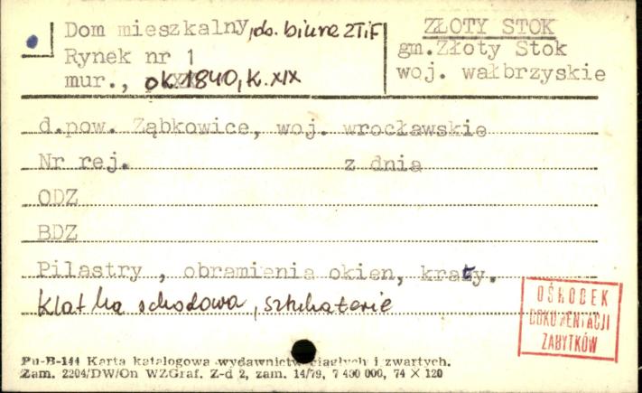 dom mieszkalny, ob. biura ZTiF, skan 1
