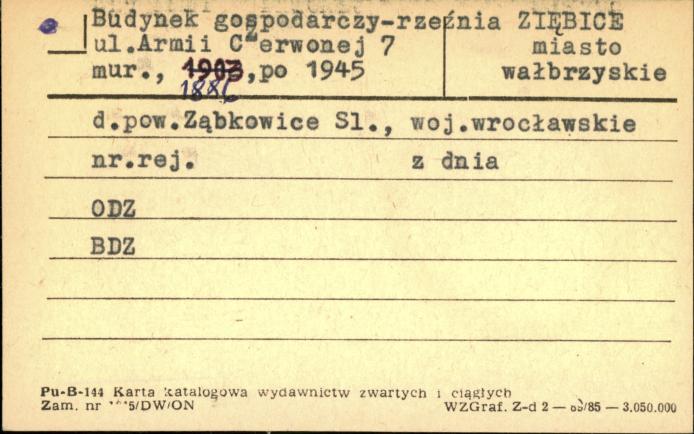 budynek gospodarczy - rzeźnia, skan 1