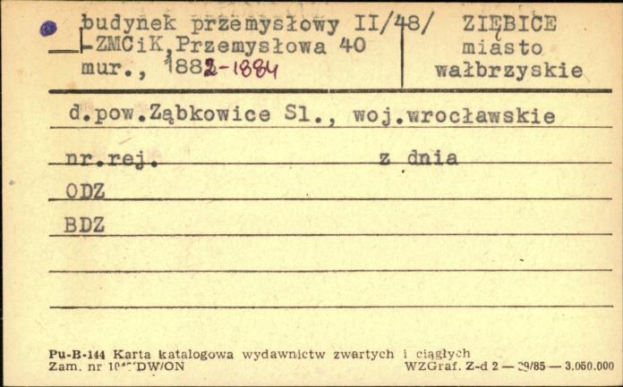 budynek przemysłowy II - ZMCiK, skan 1