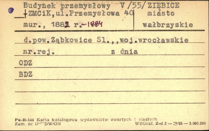budynek przemysowy V - ZMCiK, skan 1
