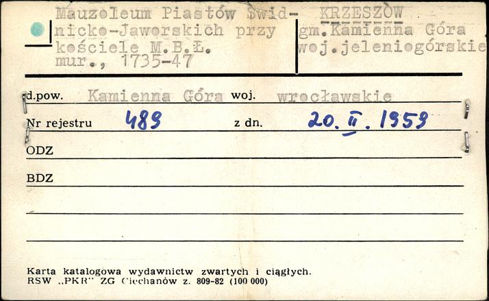 mauzoleum Piastów Świdnicko-Jaworskich, skan 1