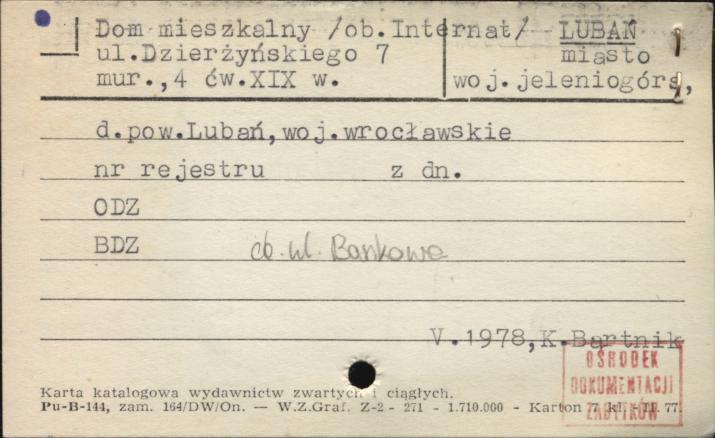 dom mieszkalny (ob. internat), skan 1