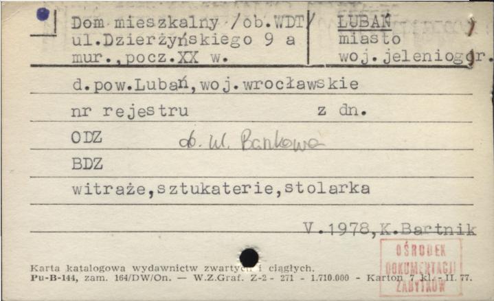 dom mieszkalny (ob. WDT), skan 1
