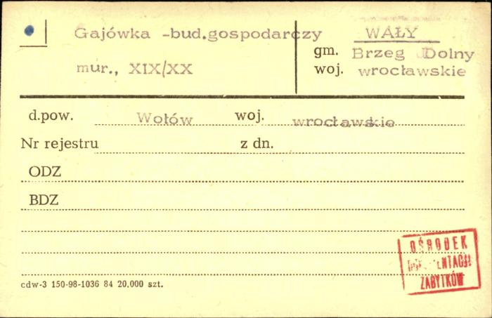 gajówka - bud. gospodarczy, skan 1