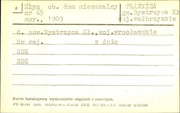 młyn, ob. budynek mieszkalny, skan 1