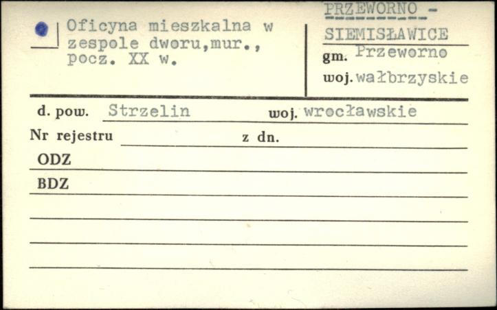 oficyna mieszkalna w zespole dworu, skan 1