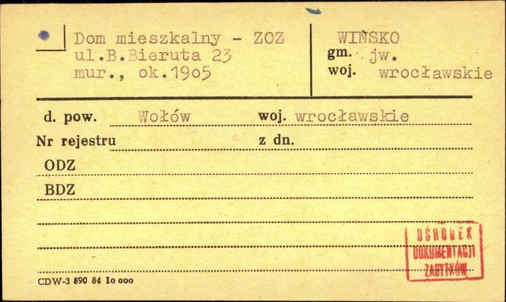 dom mieszkalny - zakład opieki zdrowotnej, skan 1