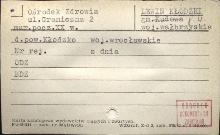 ośrodek zdrowia, skan 1